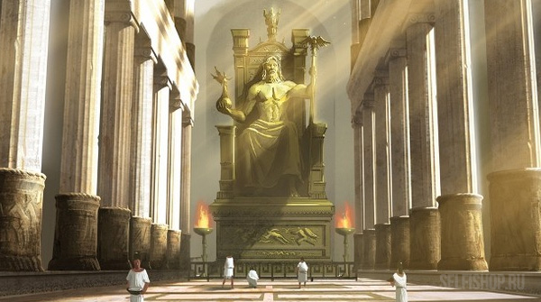Статуя Зевса в Греции - 7 Чудес света